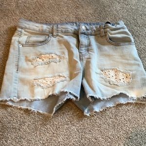 Girls denim shorts